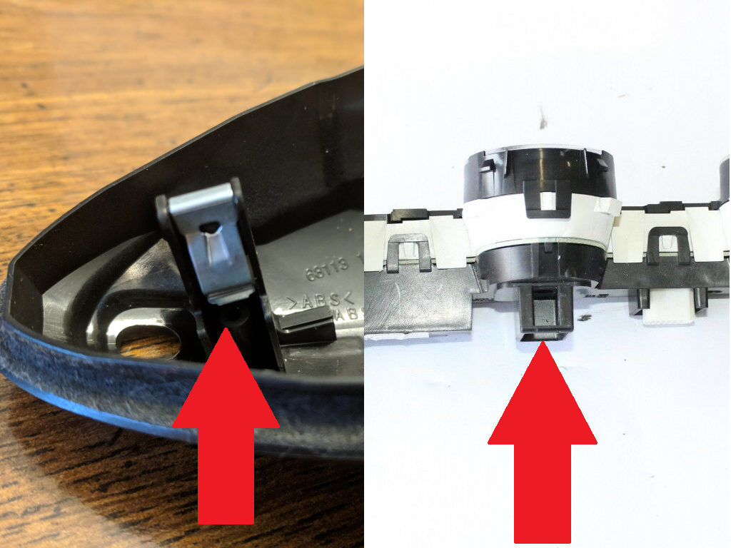 Gauge clip mounting